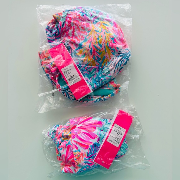 Lilly Pulitzer Brenta tankini top & Lagoon Sarong Hipster Bikini Bottom - Picture 12 of 16